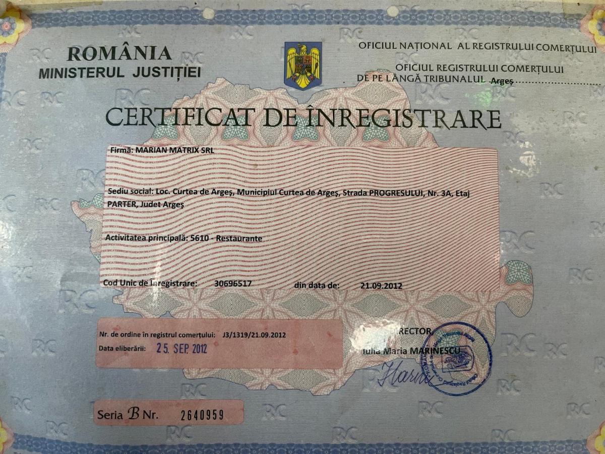 Pensiune Matrix Curtea De Arges Exterior photo